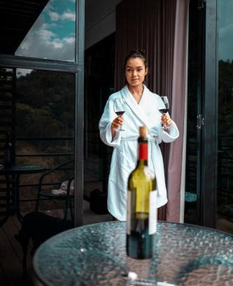 San Rafael Cabina | Gaia Glamping Elegancia Escarlata estándar 1