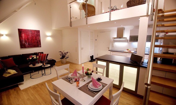 City Centre Regensburg Apartamento | Gallery apartment (55sqm) with kitchen and WLAN