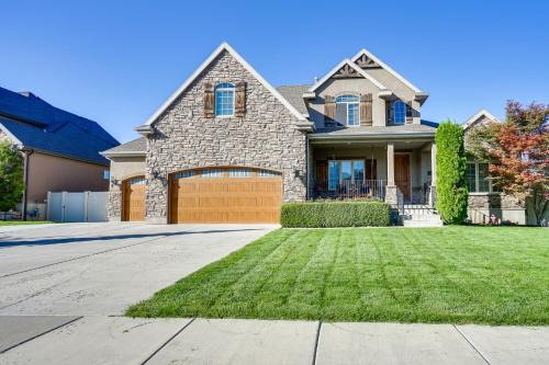 Kaysville Casa | Game Room and Home Office Spacious Kaysville Escape