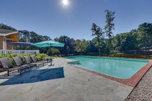 Louisburg Casa | Game Room and Pool! Luxe Louisburg Farmhouse