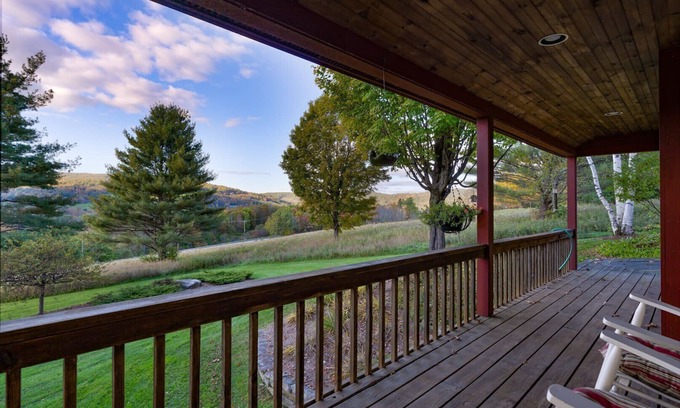 Quechee Casa | Game Room/Bar, Sleeps 14 | Mountain View Estate