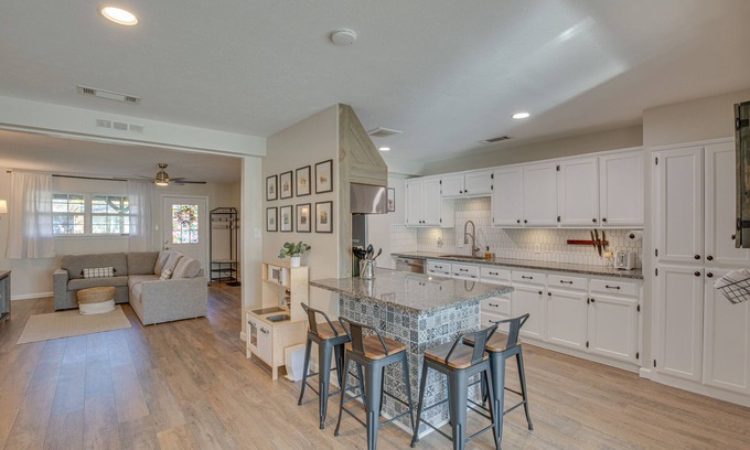 Aubrey Casa | Game Room & Fire Pit: Family-Friendly Aubrey Home