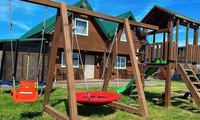 Sarbinowo Cabina | Gandalf - Cozy Two-Story Wooden Cottage for Families with Children