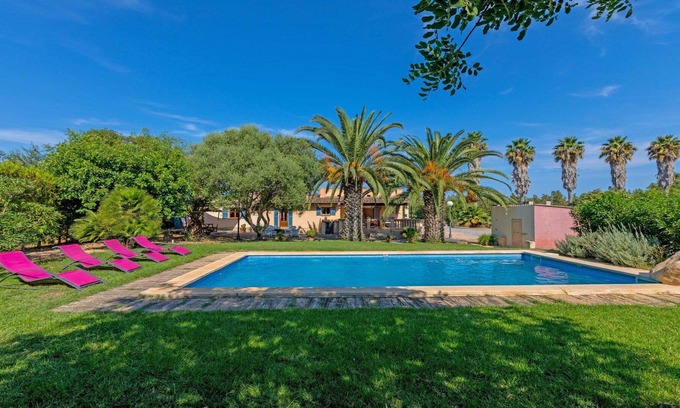 Manacor Casa | Garballons - Bonita casa con gran jardín y piscina.