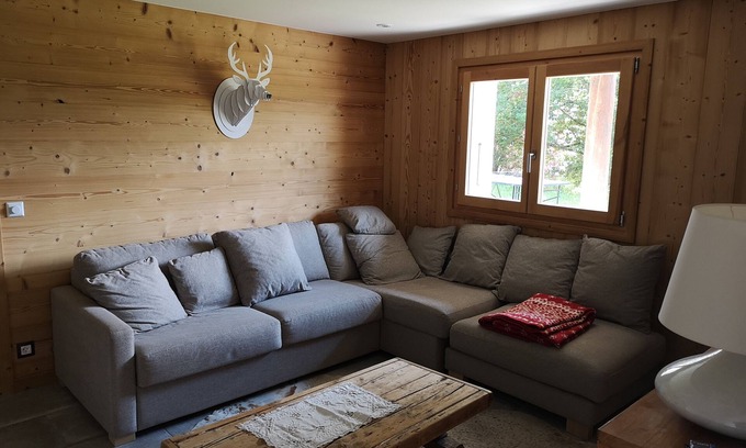 Saint-Gervais-les-Bains Apartamento | Garden apartment in chalet. Superb views.