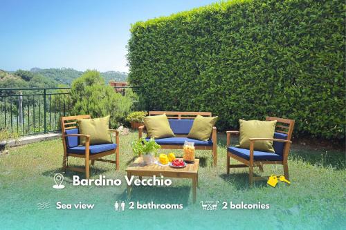 Bardino Vecchio Apartamento | Garden & Seaview - Relax for Bikers and Families