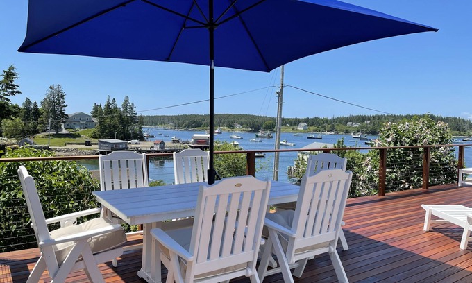 Port Clyde Casa | Nuevo listado: Gardenwalk Crest & Dock House