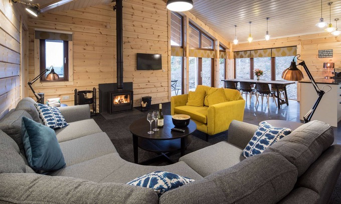 Kirkby Stephen Cabaña | Herdwick Luxury Log Cabin, Real Log Fire, bañera de hidromasaje y vistas en el Parque Nacional