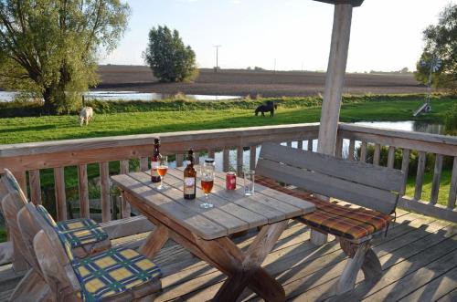 Saal Casa | Gemütliches Holzhaus auf einer Ferienanlage im Western-Style
