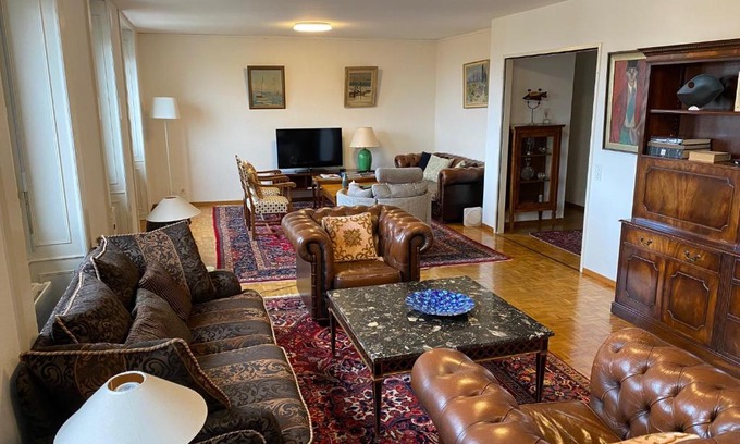 De-Roches Apartamento | Genève, plein centre,belle vue Lac, splendide et grand appartement