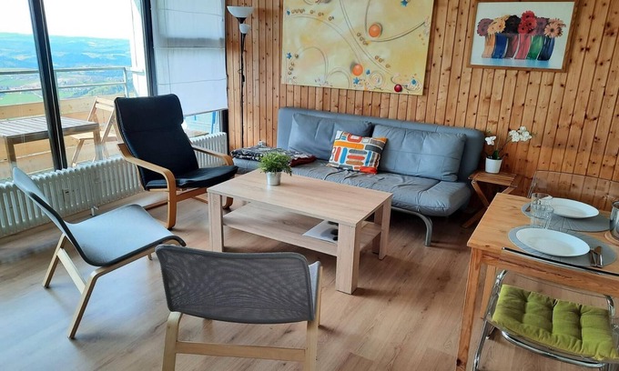 Geyersberg Apartamento | Geräumiges 2,5-zimmer-apartment mit Balkon und Küche