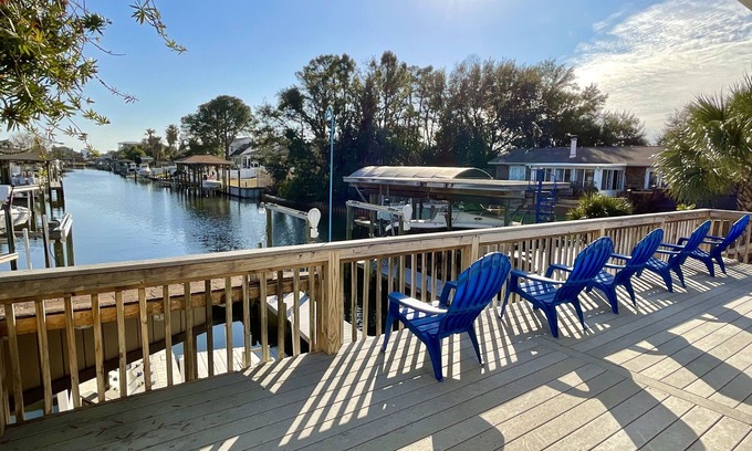 Gulf Breeze Casa | Get to the Gulf! - Pool, Private Dock, Pet Friendly!