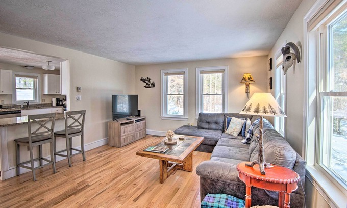 Gilford Casa | Gilford Home w/ Forest View, by Lake Winnepesaukee
