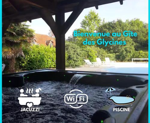 Martel Casa | Gite 06-Les Glycines avec piscine & jacuzzi-5 pers