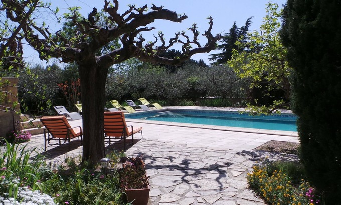 Bezouce Cabaña | Cottage 6/7 pers con piscina a 10 'de Nîmes