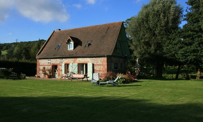 Saint-Aubin-le-Cauf Casa | Gite 6 pers la Bouverie near the green avenue