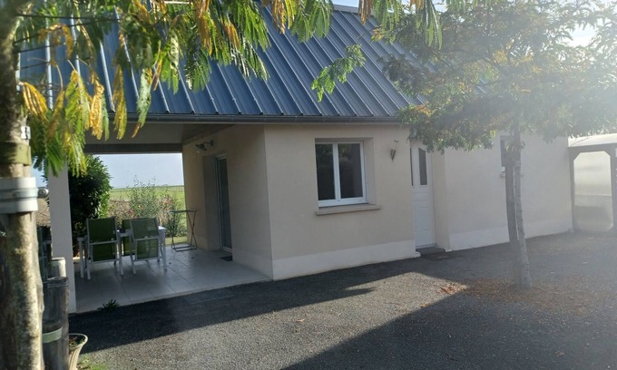 Pontorson Cabaña | Gîte-Clásico-Baño privado-Vista al campo