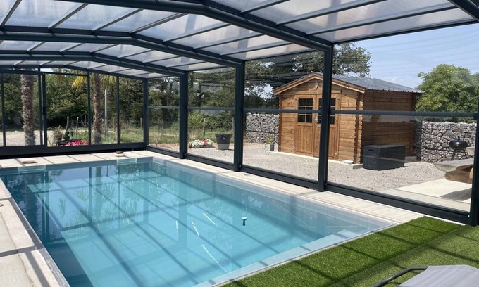 Couzon Cabaña | Gite Couzon, 2 bedrooms, 4 persons
