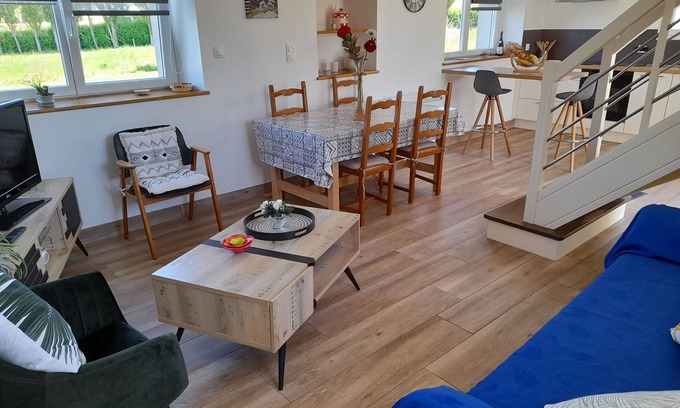 Plounevez-Lochrist Casa | Gite d'ODE VRAS, 800 m from the sea, 500 m GR34