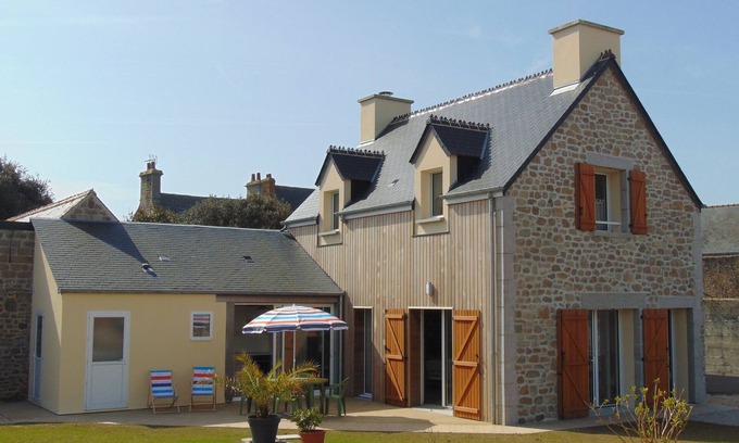 Barfleur Casa | Cabaña para 4 personas con vista al mar