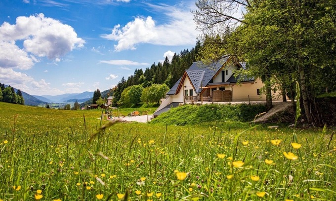 Autrans Cabaña | Gîte-Estándar-Baño privado con bañera-Vista a la Montana-Petit gîte 5 personnes
