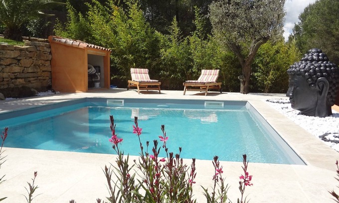 La Cadiere-d'Azur Villa | Casa rural en el Cadière en villa de pie cerca del mar Piscina privada