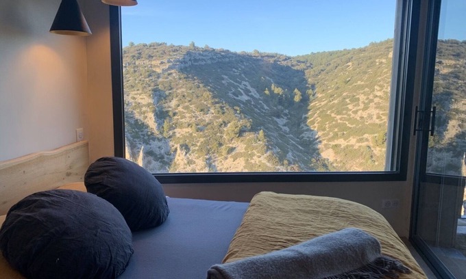 Methamis Cabaña | L'ANNESQUE-Gîte-Panorámico-Baño privado con hidromasaje-Vista al Jardín