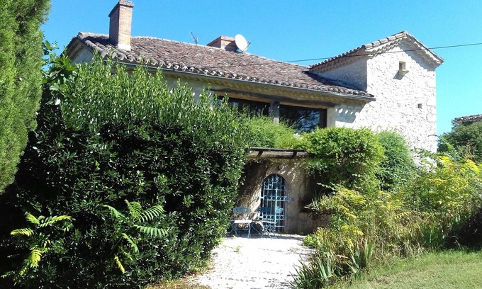 Touffailles Cabaña | Casa rural en quercy 5 personas, piscina, pista de tenis.