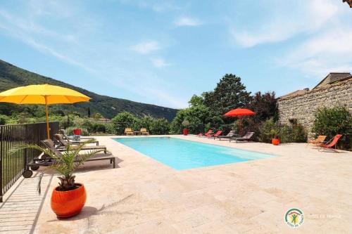 Saint-Maurice-d'Ibie Casa | Gite les Oliviers - Le Domaine du Viticulteur - St Maurice d Ibie