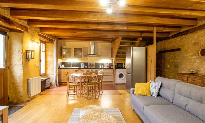 Saint-Crepin-et-Carlucet Cabaña | Gite Saint-Crépin-et-Carlucet, 1 bedroom, 2 persons