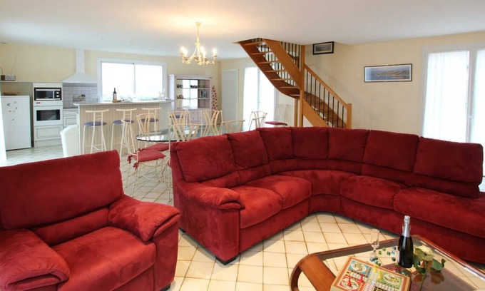 Lindbergh Plage Cabaña | Casa rural Saint-Lô-d'Ourville, 4 dormitorios, 8 personas