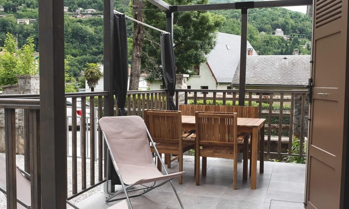 Ax-les-Thermes Apartamento | Gite T2 4 **** aparcamiento privado-terraza-sauna-gimnasio-wifi