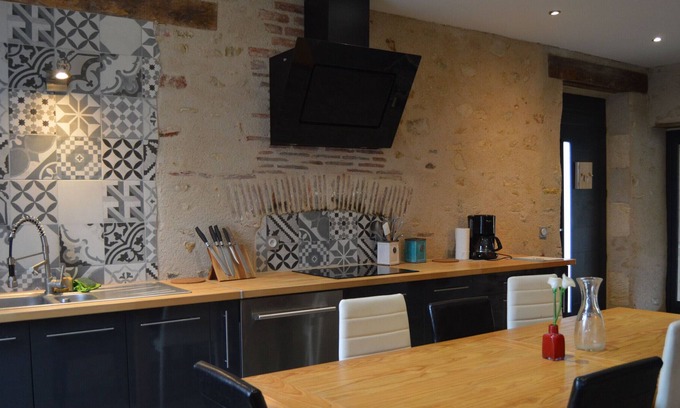 Vendœuvres Casa | Casa rural Vendœuvres, 4 dormitorios, 10 personas