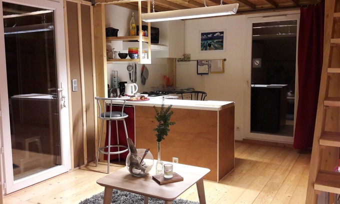 Arbois Apartamento | Casa rural con bambú - estudio dúplex 1/4 personas