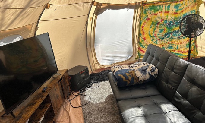 Wildersville Casa | Glamping at the Promised Land Campground- The Vidalia Tent