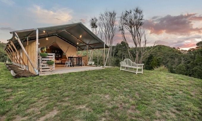 Mercer Cabaña | Glamping cerca de Auckland y Coromandel