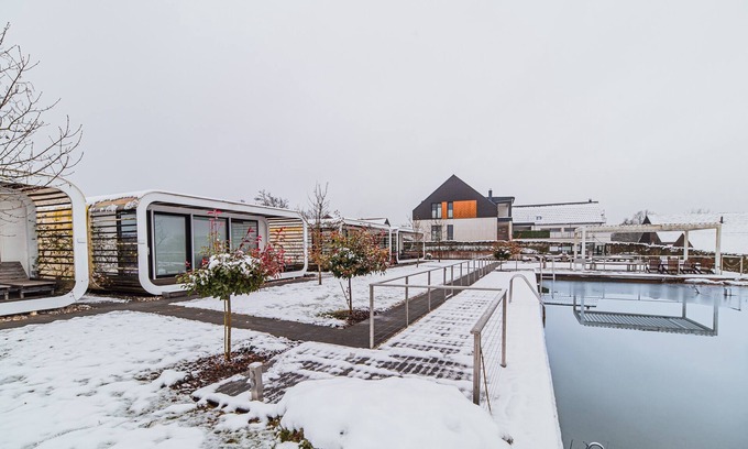 Crnomelj Casa | Glamping home Malerič with natural pool & Wellness