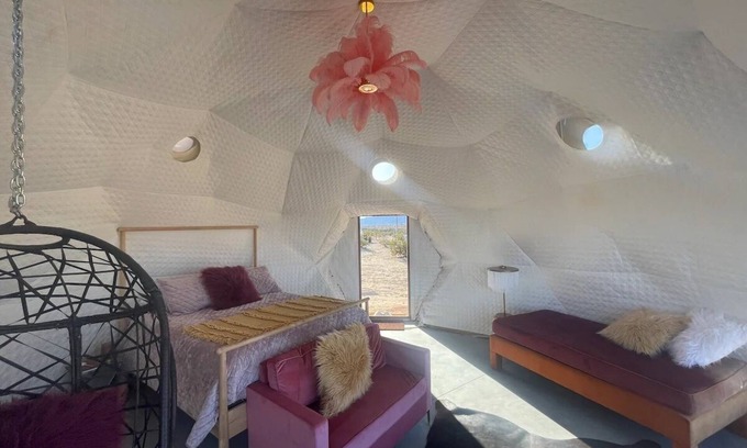 Twentynine Palms Alquiler De RV | Glamping in a Geodesic Dome