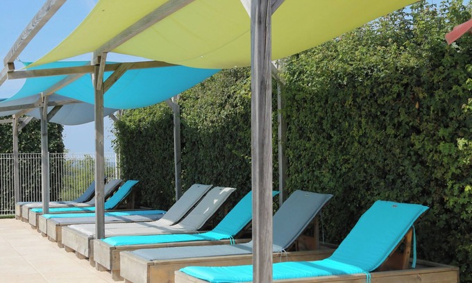 Jayac Alquiler De RV | Glamping 'Safarilodge Tent 3 - 6 Personnes' con terraza privada, jardín compartido y Wi-Fi