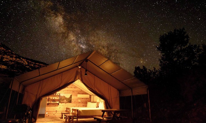 Orderville Alquiler De RV | Tienda Glamping # 10 en East Zion Resort