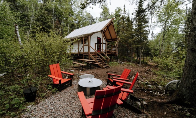 Beaver Bay Alquiler De RV | Glamping Tent on the North Shore!