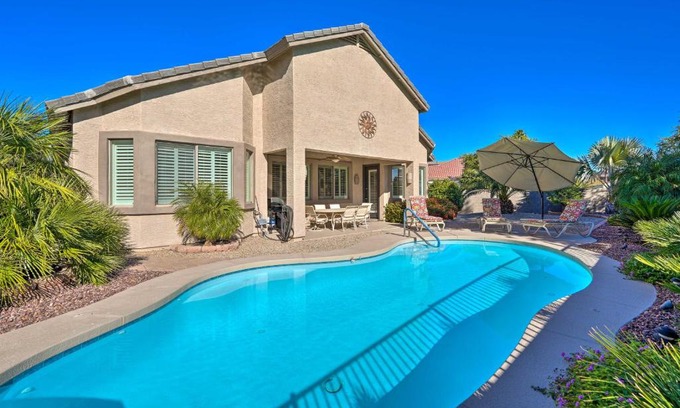 Rovey Farm Estates Casa | Glendale Getaway with Outdoor Pool and Gas Grill!