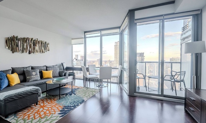 Bay Cloverhill Condominio | GLOBALSTAY. Amazing 1Bedroom. Downtown Toronto High Floor View