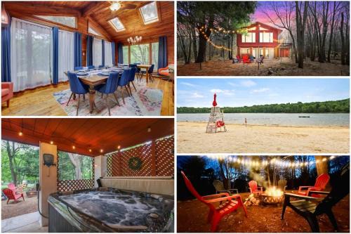 Briar Crest Woods Casa | Gloria's Hot Tub Game Room Fire Pit