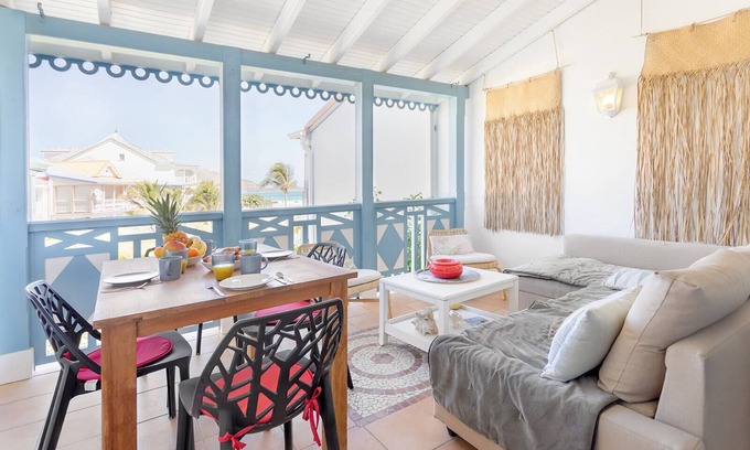 Maho Apartamento | SOL DE ORO - ¡Duplex de 2 habitaciones en Orient Beach!