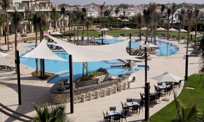 Ain Sokhna Hotel | Golf & Beach Dream Stay Near Red Sea & Marina l 2 Pool-view Rooms w/Spa Access