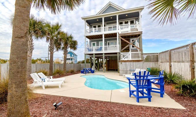 McCutcheon Field Casa | Good Tide-ings - Oceanfront Home with Private Pool and Direct Beach Access