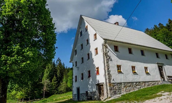 Gorenja Trebusa Casa | House is located in a quiet area, surrounded by meadows, forests and a stream.