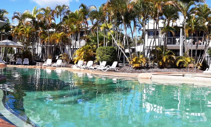 Noosaville Complejo | Inmaculado apartamento de 1 dormitorio en Ivory Palms Resort 4 estrellas