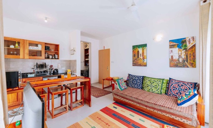 Tunguu Condominio | Gorgeous 1-bedroom garden apartment in Fumba Town